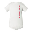 Nebraska Huskers Infant Onesie - Vertical Nebraska Herbie Husker