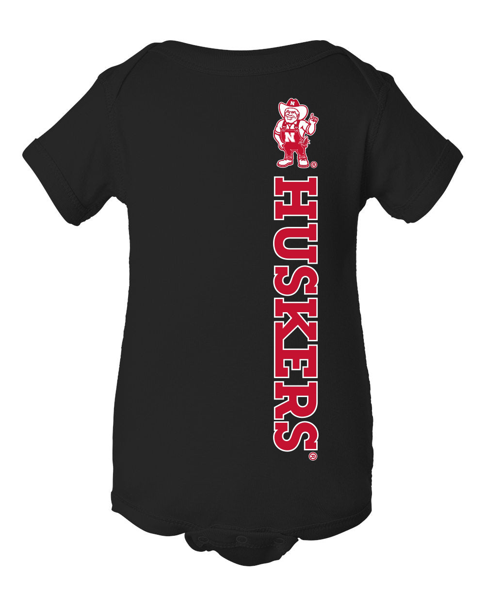 Nebraska Huskers Infant Onesie - Vertical Huskers Herbie Husker