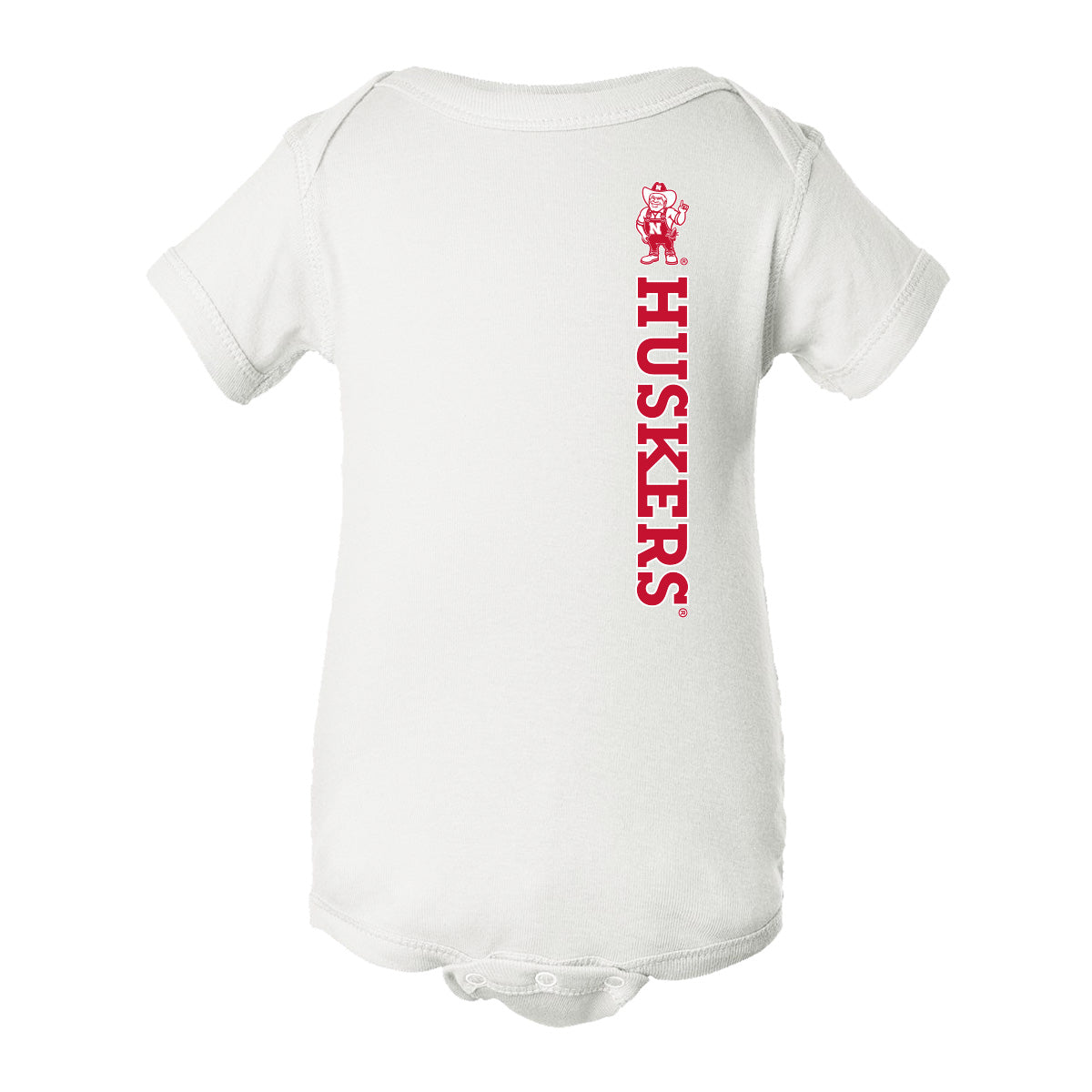 Nebraska Huskers Infant Onesie - Vertical Huskers Herbie Husker