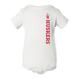 Nebraska Huskers Infant Onesie - Vertical Huskers Herbie Husker