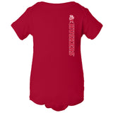 Nebraska Huskers Infant Onesie - Vertical Huskers Herbie Husker