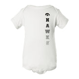 Iowa Hawkeyes Infant Onesie - Vert Hawks Fade with Tigerhawk