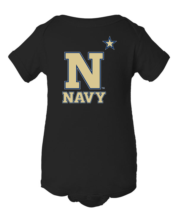 Navy Midshipmen Infant Onesie - US Naval Academy Star Logo
