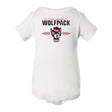 North Carolina State Wolfpack Infant Onesie - 3-Stripe Primary Logo