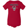 North Carolina State Wolfpack Infant Onesie - 3-Stripe Primary Logo