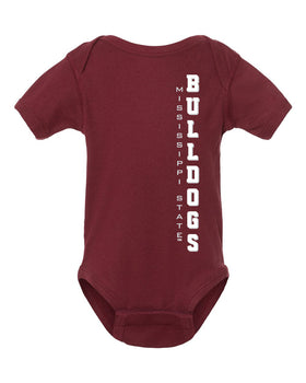 Mississippi State Bulldogs Infant Onesie - Vertical Mississippi State Bulldogs