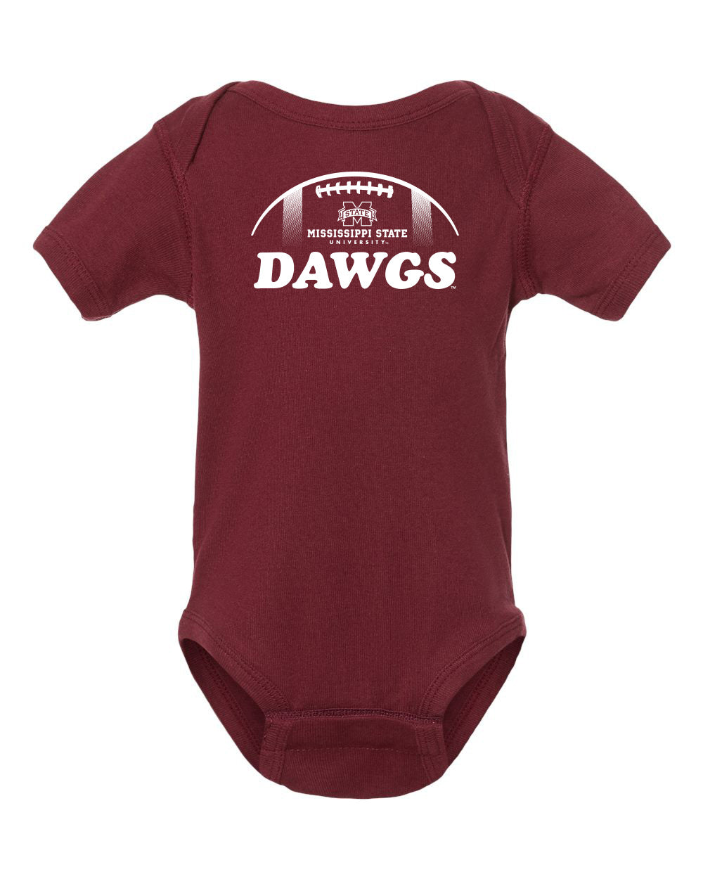Mississippi State Bulldogs Infant Onesie - MSU Dawgs Football