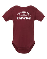 Mississippi State Bulldogs Infant Onesie - MSU Dawgs Football
