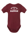 Mississippi State Bulldogs Infant Onesie - MSU Dawgs Football