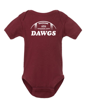 Mississippi State Bulldogs Infant Onesie - MSU Dawgs Football