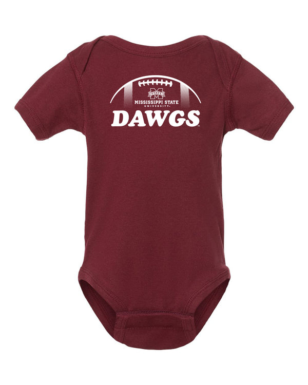 Mississippi State Bulldogs Infant Onesie - MSU Dawgs Football