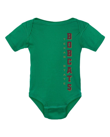 Texas State Bobcats Infant Onesie - Vertical Texas State Bobcats