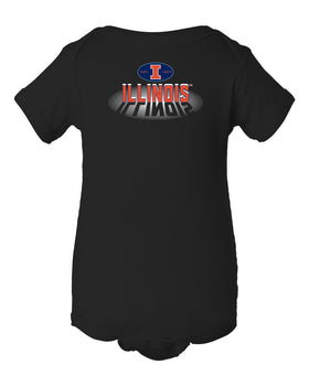 Illinois Fighting Illini Infant Onesie - Spotlight and Shadow Illinois