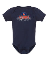 Illinois Fighting Illini Infant Onesie - Spotlight and Shadow Illinois