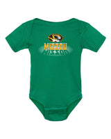 Missouri Tigers Infant Onesie - Spotlight and Shadow Mizzou