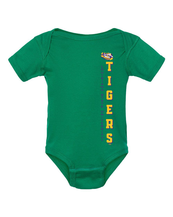 LSU Tigers Infant Onesie - Vertical Louisiana State University Tigers