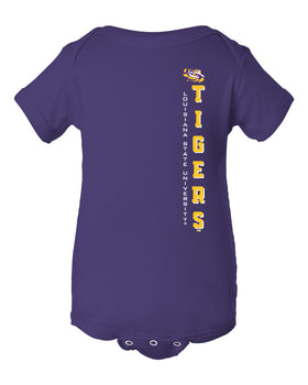 LSU Tigers Infant Onesie - Vertical Louisiana State University Tigers