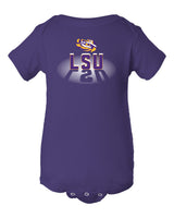LSU Tigers Infant Onesie - Spotlight and Shadow LSU