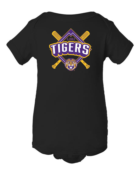 LSU Tigers Infant Onesie - LSU Baseball Diamond