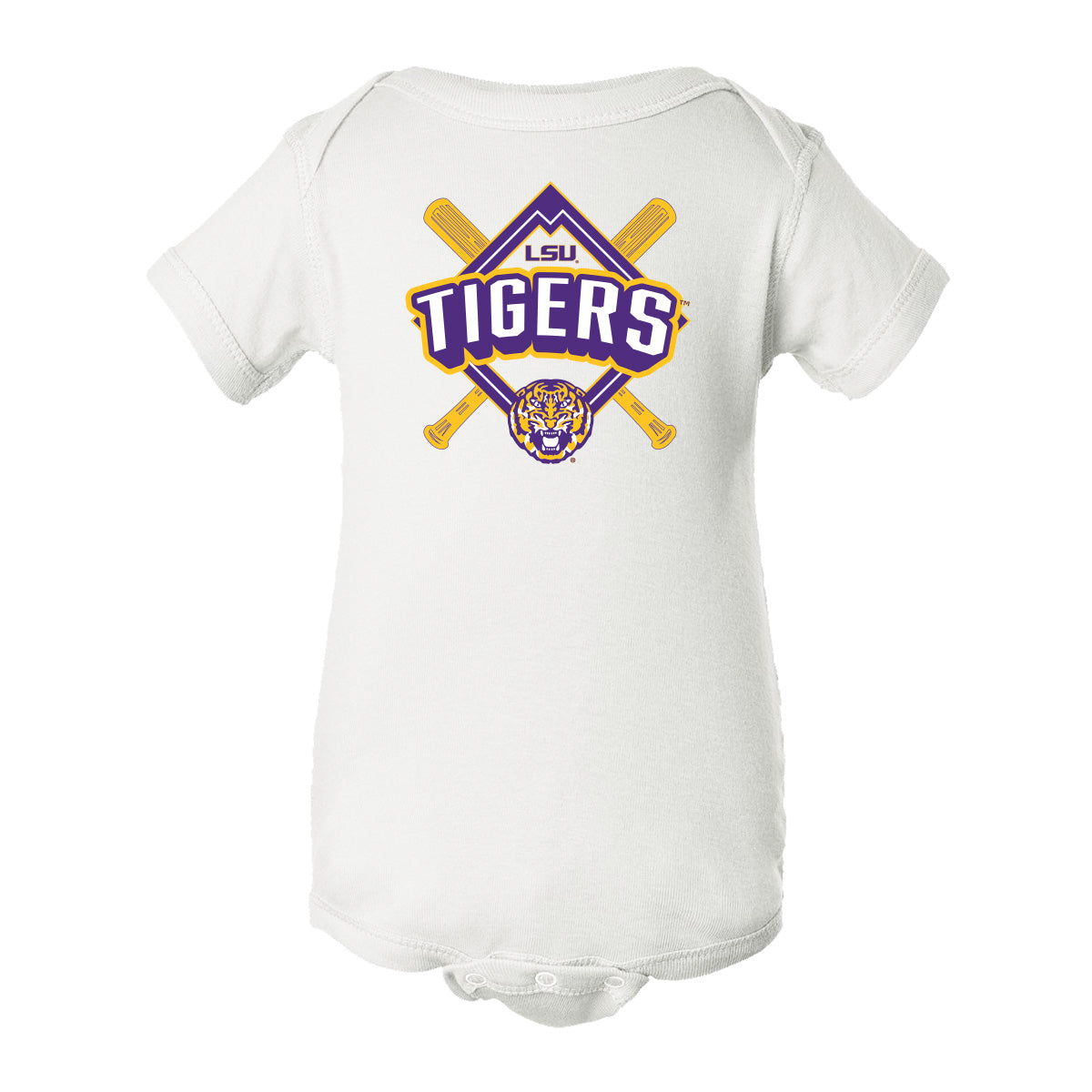 LSU Tigers Infant Onesie - LSU Baseball Diamond