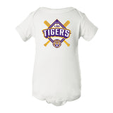 LSU Tigers Infant Onesie - LSU Baseball Diamond