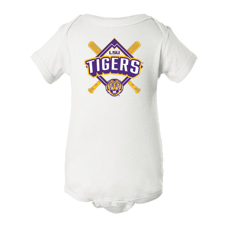 LSU Tigers Infant Onesie - LSU Baseball Diamond