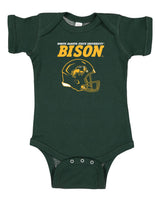 NDSU Bison Infant Onesie - Bison Football Helmet