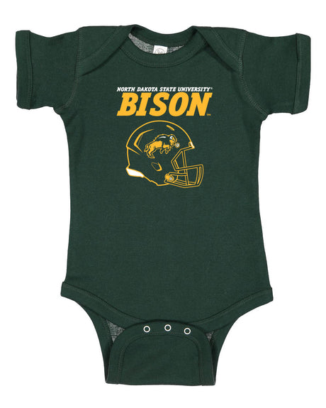 NDSU Bison Infant Onesie - Bison Football Helmet