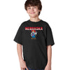 Nebraska Huskers Boys Tee Shirt - Full Color Nebraska Fade with Herbie Husker