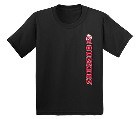 Nebraska Huskers Boys Tee Shirt - Vertical Huskers Herbie Husker