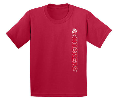 Nebraska Huskers Boys Tee Shirt - Vertical Huskers Herbie Husker