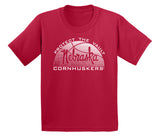Nebraska Huskers Boys Tee Shirt - Script Nebraska Basketball