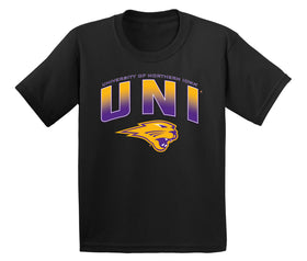 Northern Iowa Panthers Boys Tee Shirt - UNI Full Color Fade Primary Logo