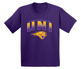 Northern Iowa Panthers Boys Tee Shirt - UNI Full Color Fade Primary Logo