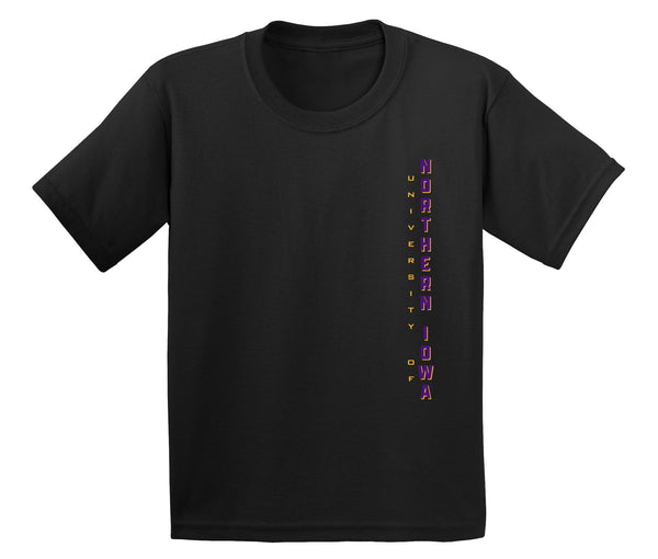 Northern Iowa Panthers Boys Tee Shirt - Vertical University of Northern Iowa
