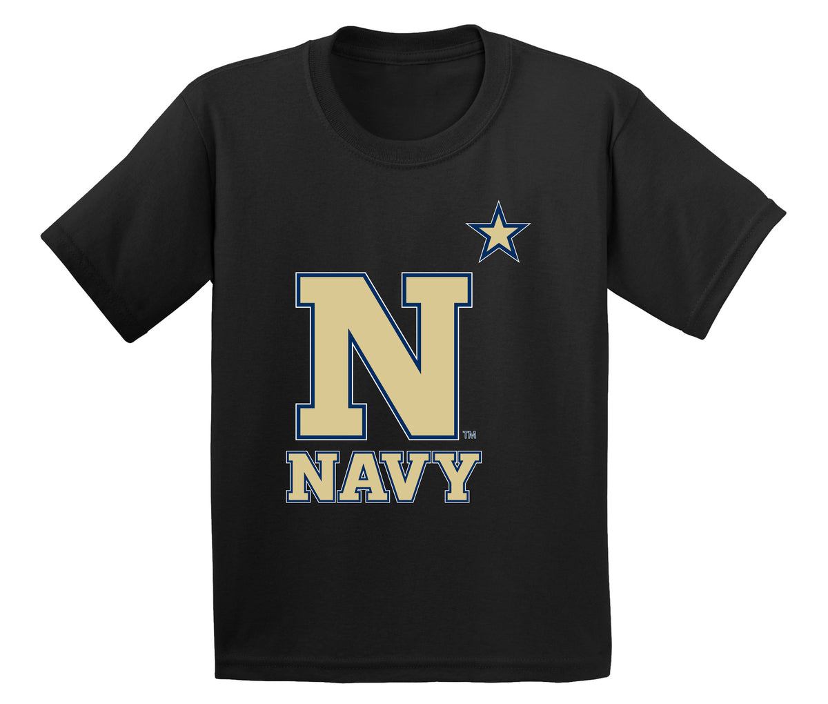 Navy Midshipmen Boys Tee Shirt - US Naval Academy Star Logo