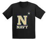 Navy Midshipmen Boys Tee Shirt - US Naval Academy Star Logo