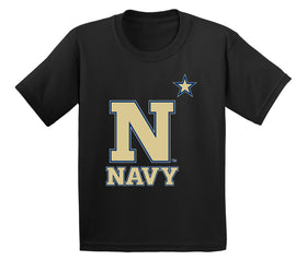 Navy Midshipmen Boys Tee Shirt - US Naval Academy Star Logo