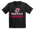 Omaha Mavericks Boys Tee Shirt - Full Color Fade Omaha