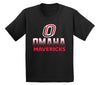 Omaha Mavericks Boys Tee Shirt - Full Color Fade Omaha