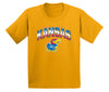 Kansas Jayhawks Boys Tee Shirt - Full Color Fade Kansas Logo