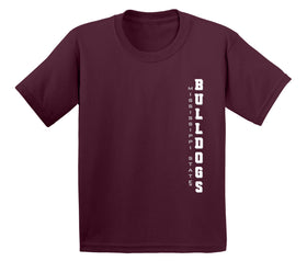 Mississippi State Bulldogs Boys Tee Shirt - Vertical Mississippi State Bulldogs