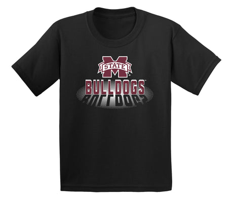 Mississippi State Bulldogs Boys Tee Shirt - Bulldogs Spotlight and Shadow