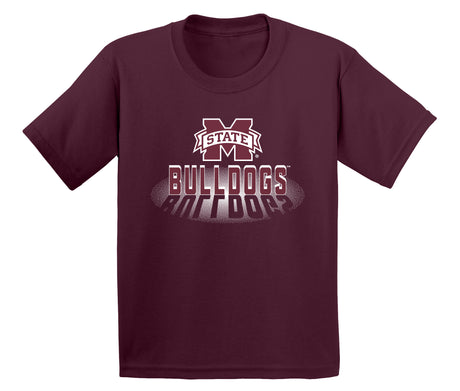 Mississippi State Bulldogs Boys Tee Shirt - Bulldogs Spotlight and Shadow