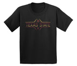 Texas State Bobcats Boys Tee Shirt - Striped Texas State Football Laces