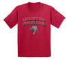 Houston Cougars Boys Tee Shirt - Full Color Fade with Cougar