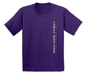 James Madison Dukes Boys Tee Shirt - Vertical James Madison University