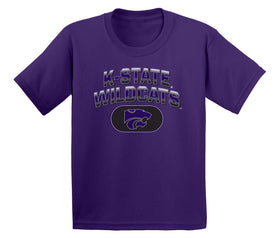 K-State Wildcats Boys Tee Shirt - Full Color K-State Wildcats Fade