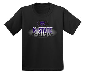 K-State Wildcats Boys Tee Shirt - Spotlight and Shadow K-State