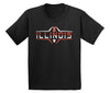 Illinois Fighting Illini Boys Tee Shirt - Striped Illinois Football Laces